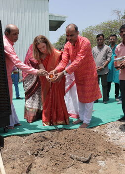 Bhoomipoojan ceremony in Vadodara